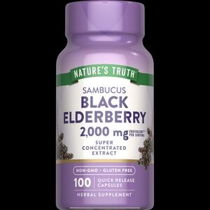 Nature’s Truth Sambucus Black Elderberry 2,000 mg Super Concentrated Extract